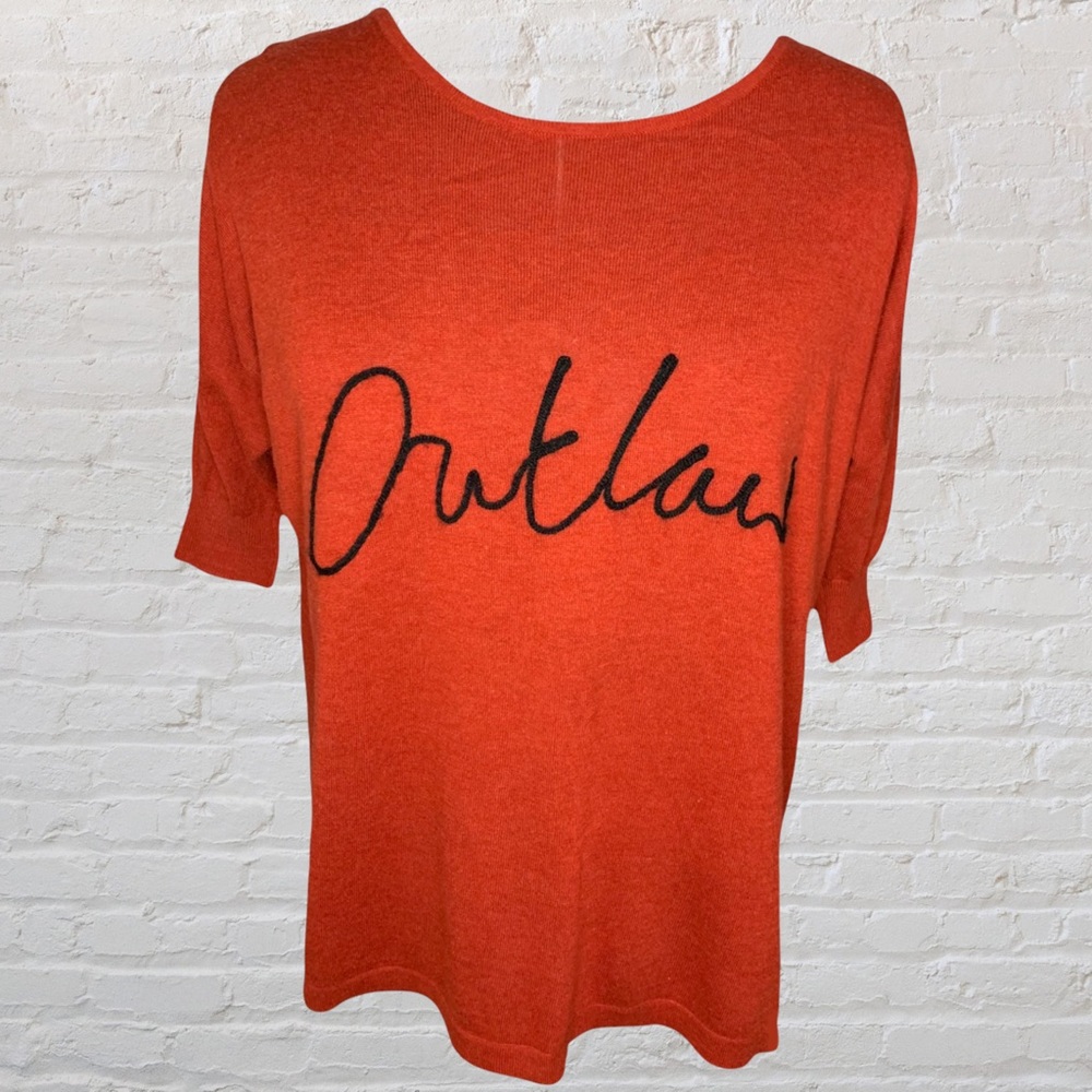 ❤️‍🔥 Red “Outlaw” Scoop Neck Sweater